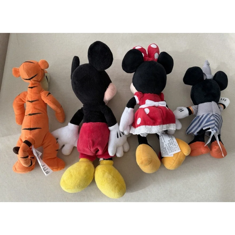 Disney Parks Plush Lot Mickey Minnie‎ Tigger Halloween Minnie Witch Set